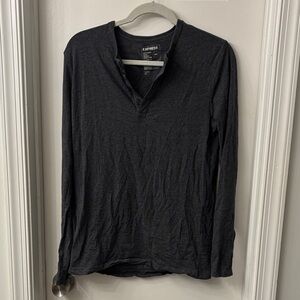 Express Gray Slim Supersoft Top